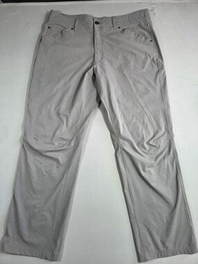 Killik Men's Light Gray Rip-Stop Pants Size 40x32